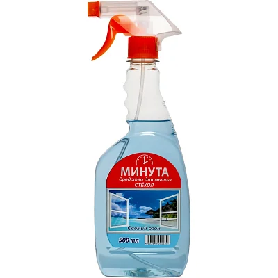 Средство для стекол и зеркал Минута Свежий озон 0.5л триггер