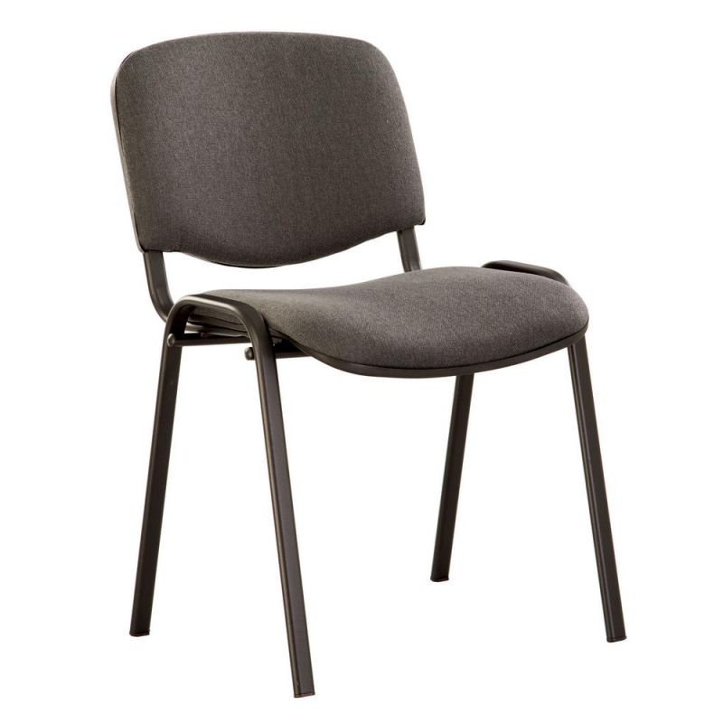 превью Стул офисный Easy Chair Изо С-38 серый (ткань, металл черный)