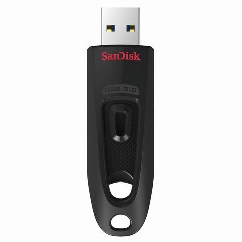 Флэш-диск 64 GB, SANDISK Ultra, USB 3.0, черный