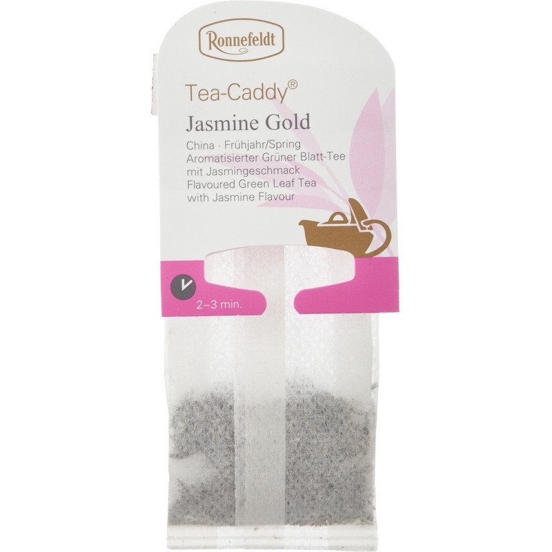 Чай Ronnefeldt Tea Caddy Jasmine Gold зеленый с жасмином 20 пакетиков