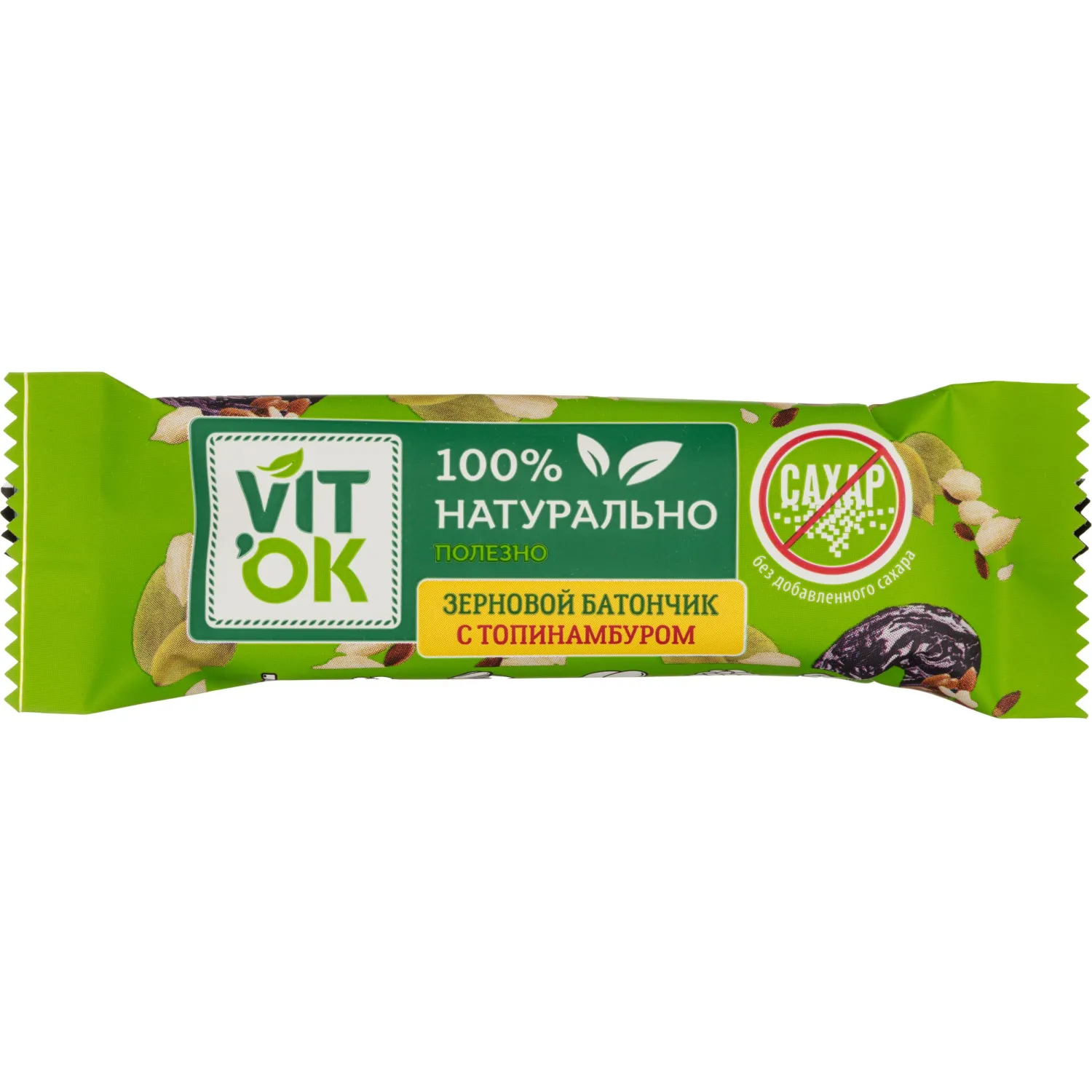 превью Батончик VITok с топинамбуром без сахара (36 батончиков по 30 г)