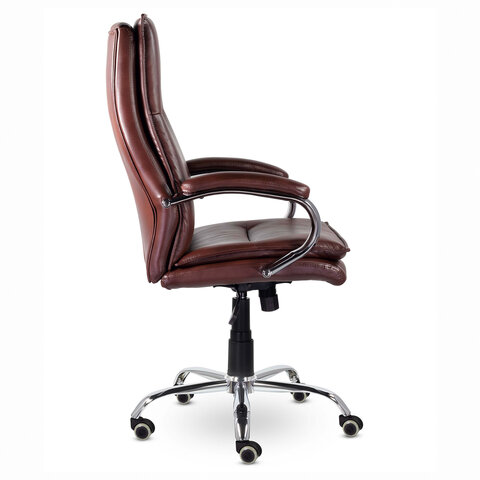 Кресло офисное BRABIX PREMIUM «Cuba EX-542»экокожакоричневое532550