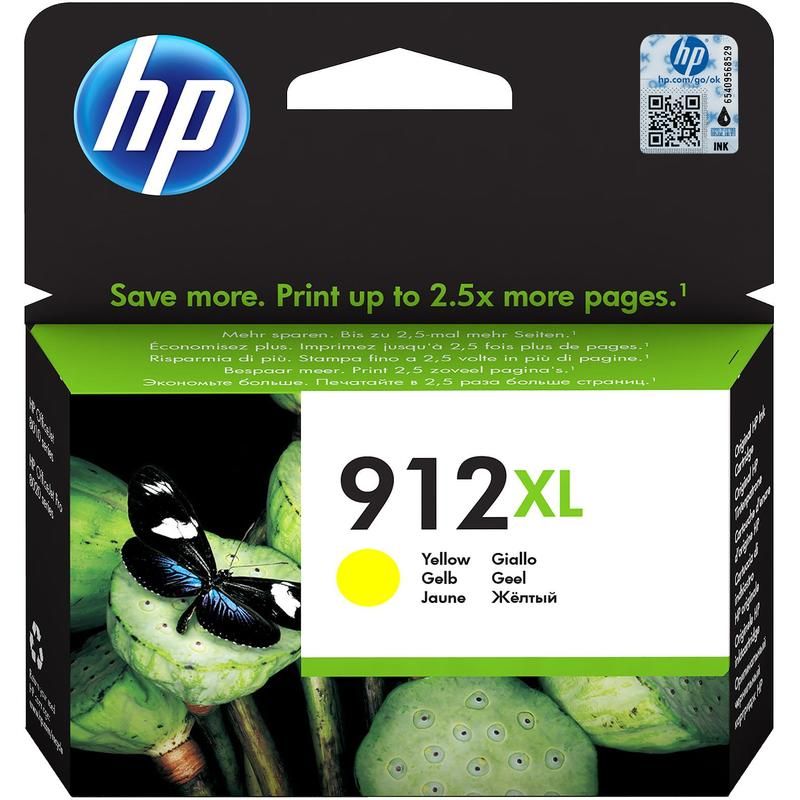 превью Картридж струйный HP 912XL 3YL83AE желтый оригинальный повышенной емкости