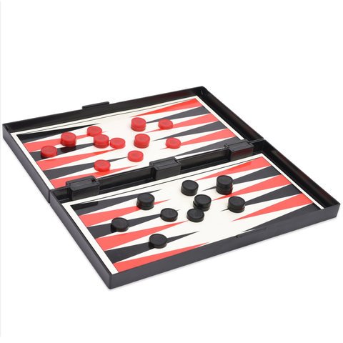 Игра магнитная 5 в 1 «Шашки, шахматы, нарды, карты, домино», 1TOY