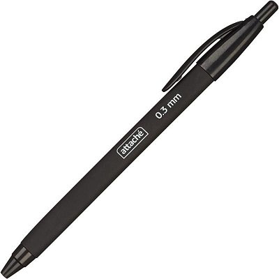 Ручка шариковая Attache синяя автоматическая (толщина линии 0.3 мм)