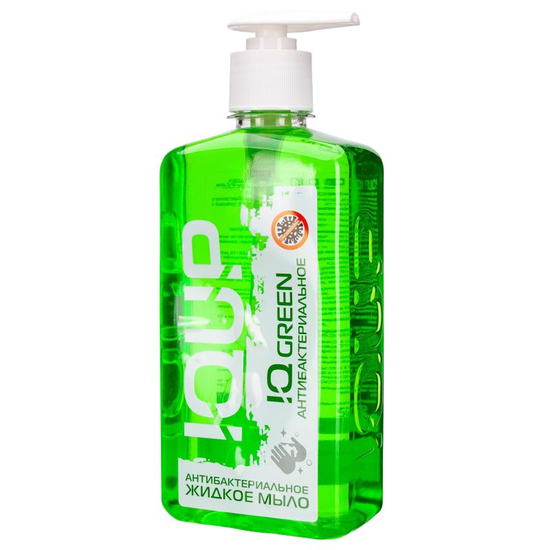 Мыло жидкое IQUP Clean Care Luxe антибактериальное помпа-дозатор ПЭТ 0.5л