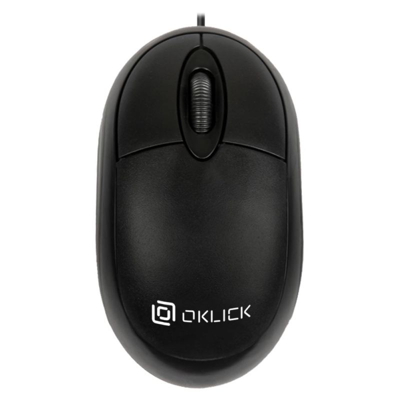 превью Мышь компьютерная Oklick 105S черный оптическая 800dpi/3but (400941)