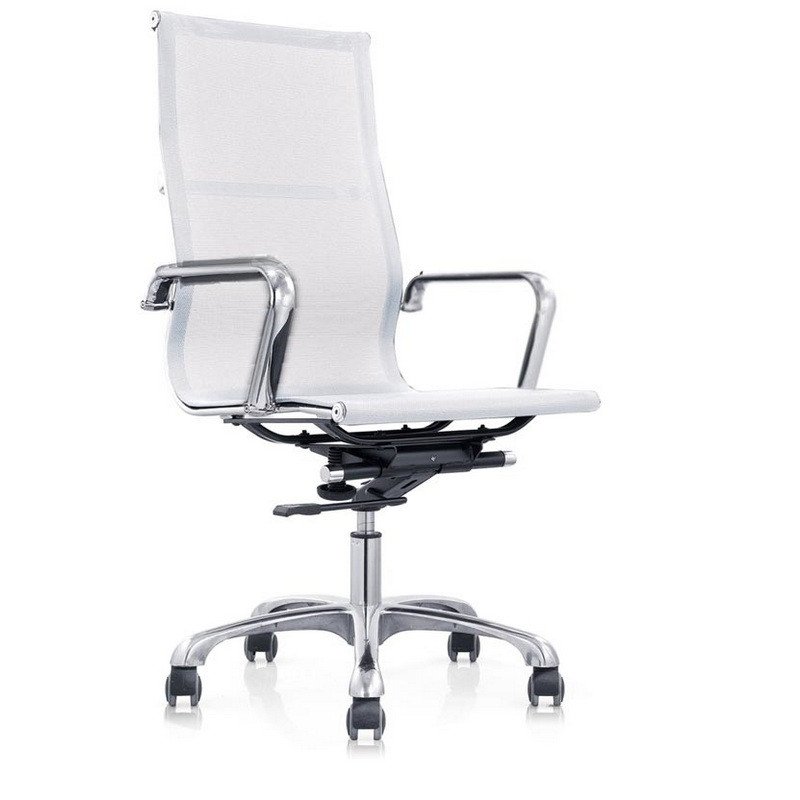 превью Кресло для руководителя Easy Chair 702 T NET белое (сетка/металл)