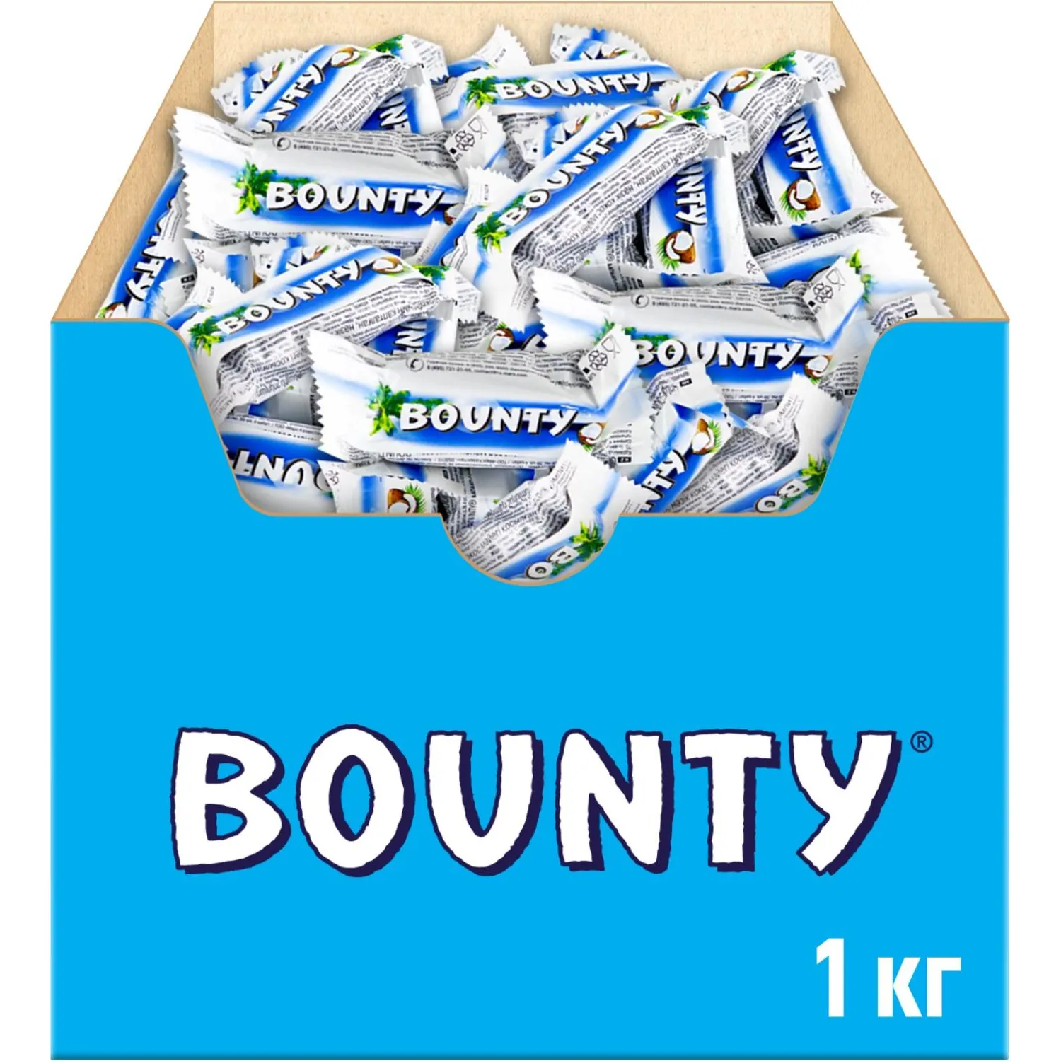 Шоколадный батончик Bounty 1 кг