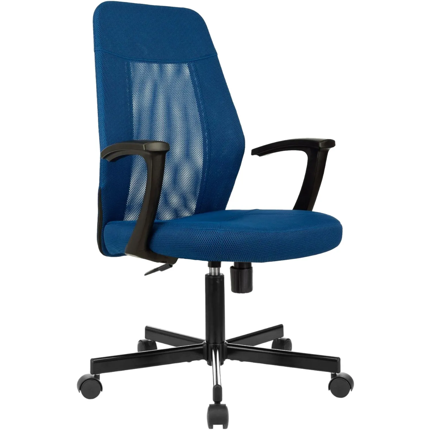 Кресло офисное Easy Chair 225 PTW синее (сетка/ткань, металл)