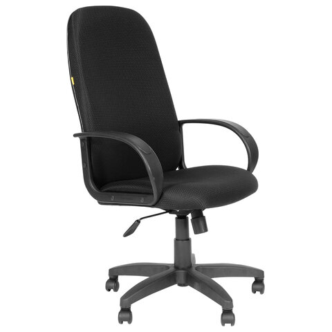 Кресло руководителя Chairman 279 черное (ткань/пластик)