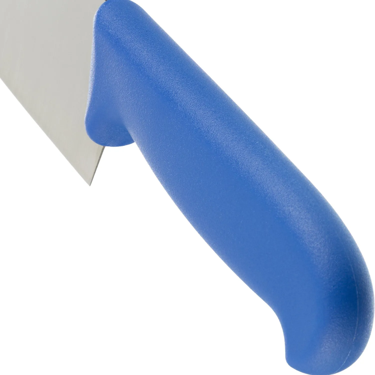 Нож поварской лез 300 мм толщ 2 мм 3Cr13 синяя пластиковая ручка