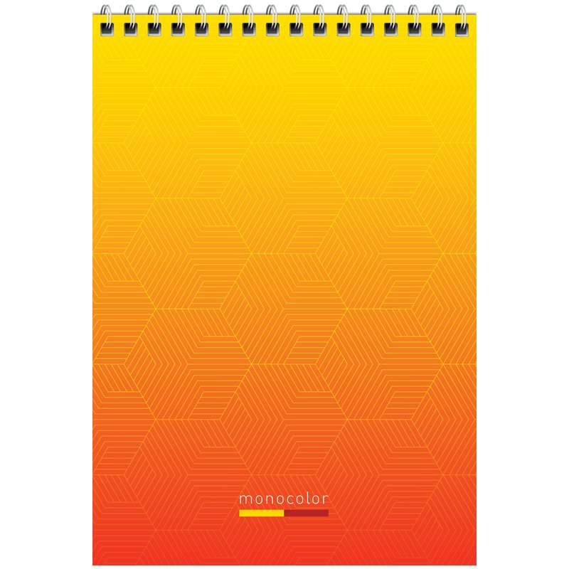 Блокнот А5 60л. на гребне ArtSpace «Моноколор. Simple modern», твердая подложка