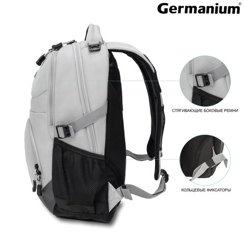 Рюкзак B-PACK «S-07» (БИ-ПАК) универсальный, уплотненная спинка, облегчённый, белый, 46×32×15 см
