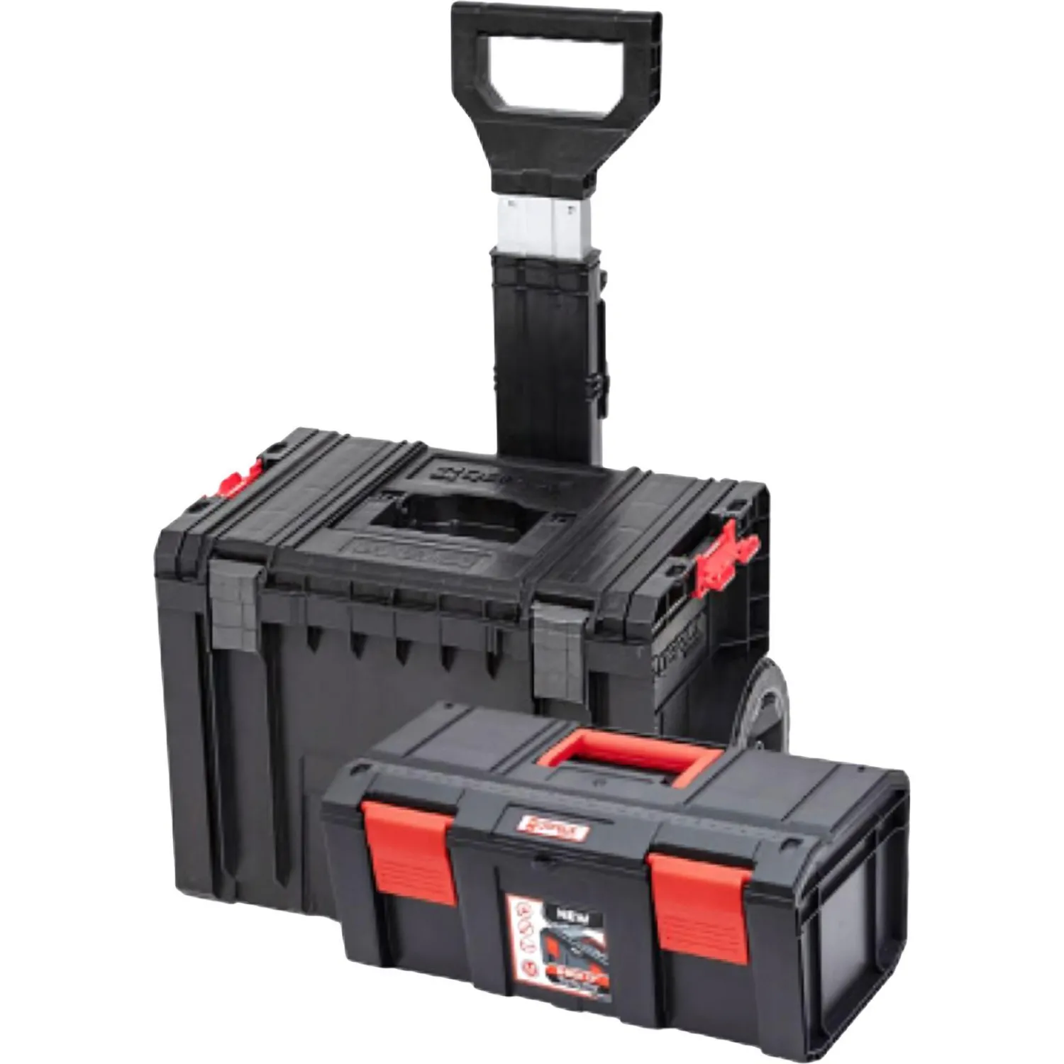Комплект ящиков для инструментов Qbrick QS PRO CART на колёсах+ящик QR-Box 13 пластик (154207)