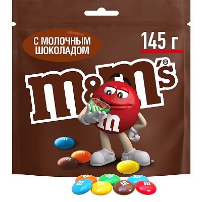 Драже M&M`s с шоколадом 145 г