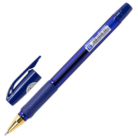 Ручка шариковая BRAUBERG BP-GT GLD BLUE, СИНЯЯ, корпус тонированный, пишущий узел 0.7 мм, линия письма 0.35 мм
