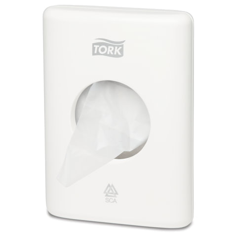 превью Диспенсер для гигиенических пакетов Tork белый (артикул производителя 566000)
