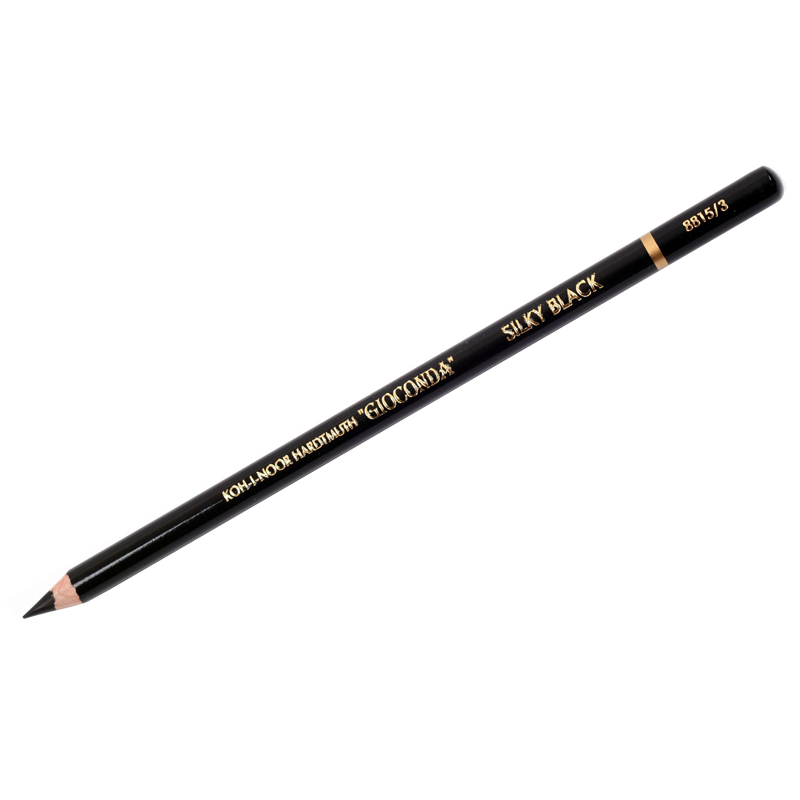 превью Карандаш художественный Koh-I-Noor «Gioconda Silky 8815» H, черн. матовый, заточен. 