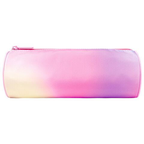 Пенал-тубус BRAUBERG, с эффектом Soft Touch, мягкий, «Rainbow Cloud», 22×8 см, 229013