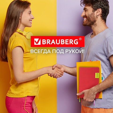 Ежедневник недатированный А5 (138×213 мм), BRAUBERG «AIM», под кожу, 136 л., красный