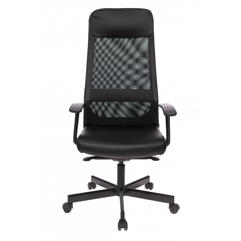 Кресло для руководителя Easy Chair 651 TPU черное (искусственная кожа/сетка/пластик)