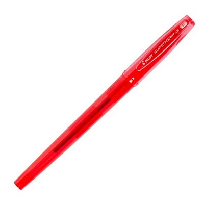 Ручка шариковая масляная Pilot Super Grip G BPS-GG-F-R красная (толщина линии 0.22 мм)