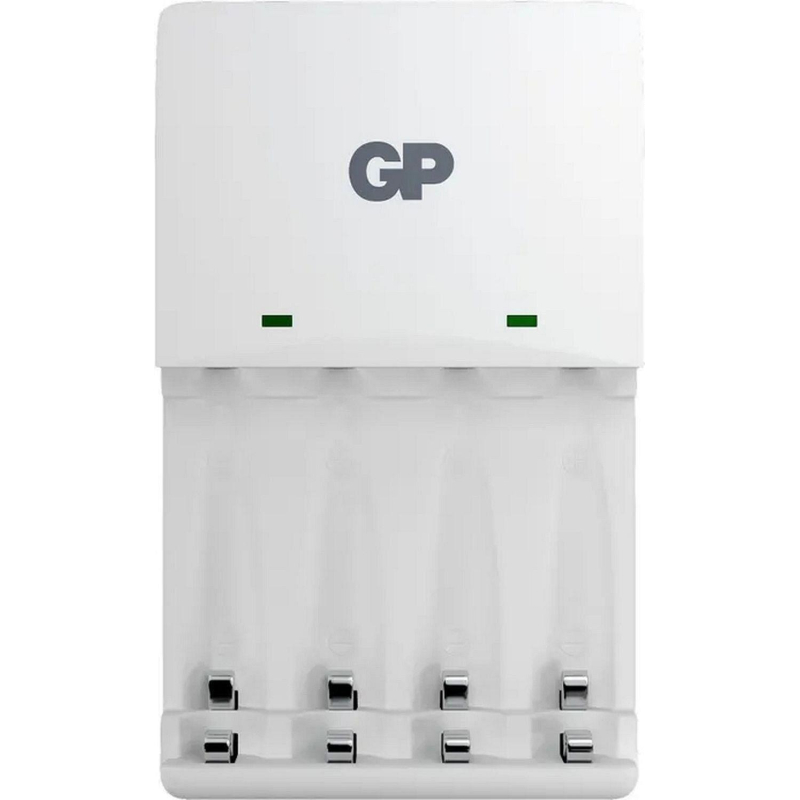 Зарядное устройство GP KB01/130AAHCCS-2CR1, 4 слота + 4 акк. 1300 mAh