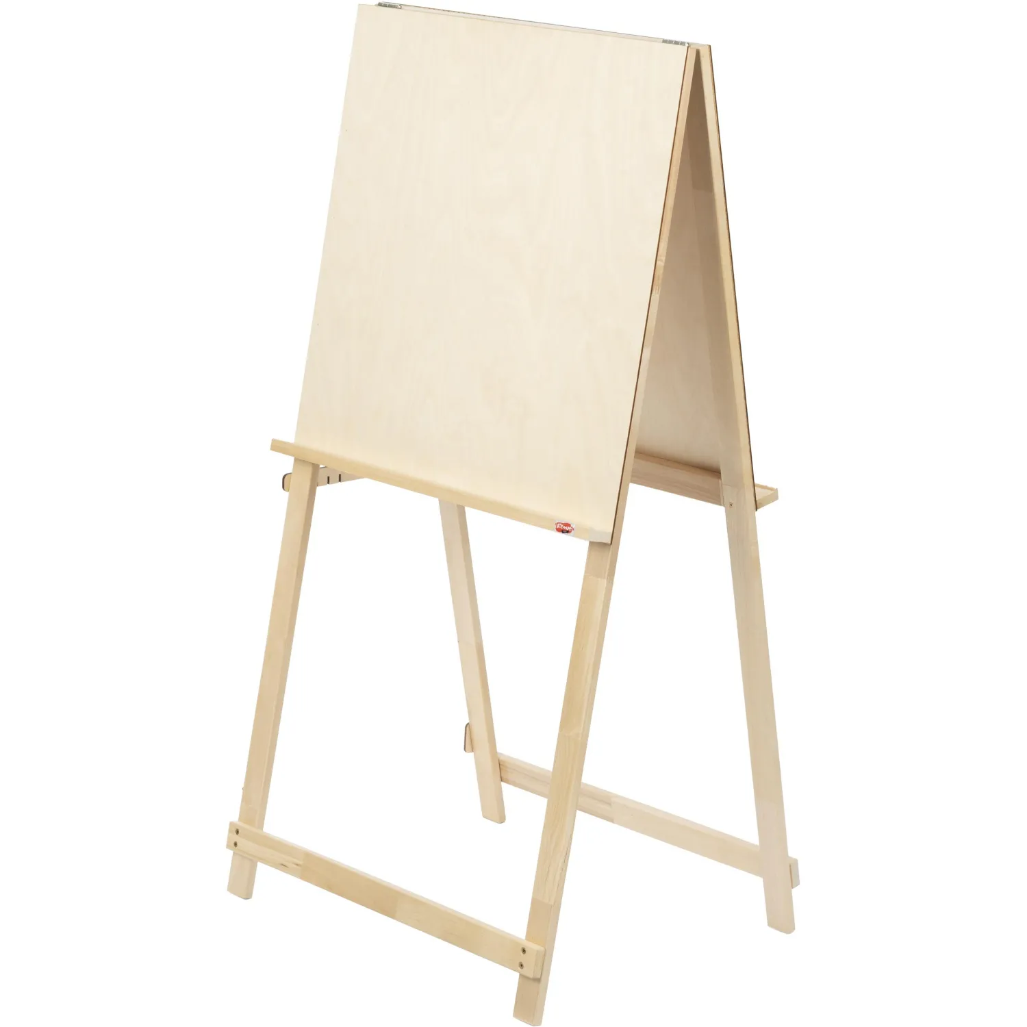 превью Мольберт напольный Хлопушка Комус Арт, 60×120 см, двусторонний, фанера