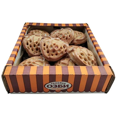 Печенье Семейка ОЗБИ с мармеладной начинкой персик-манго, 620г