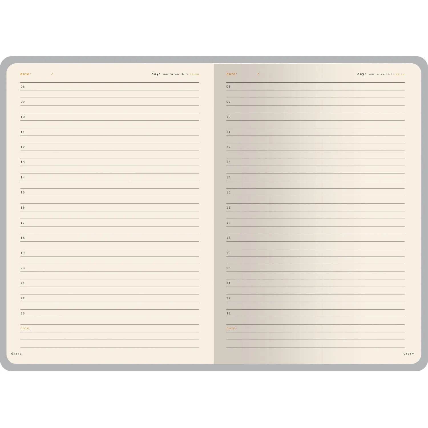 Ежедневник недатированный A5 PRESTIGE красный, 160л 3-352/04