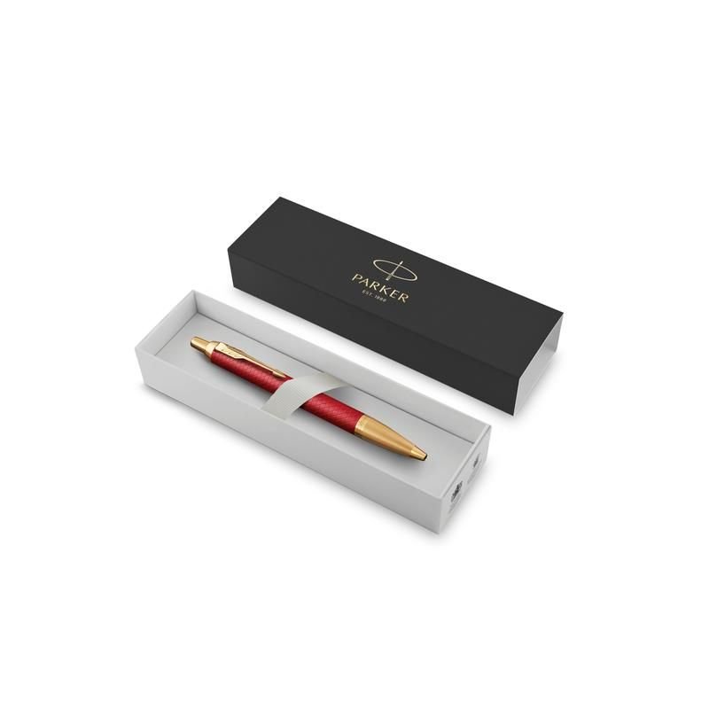 Ручка шариковая Parker IM Premium Red цвет чернил синий цвет корпуса красный (артикул производителя 2143644)