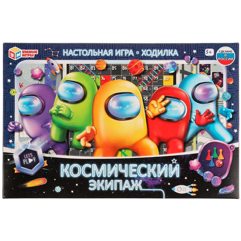 превью Игра настольная Умные игры «Космический экипаж», картонная коробка
