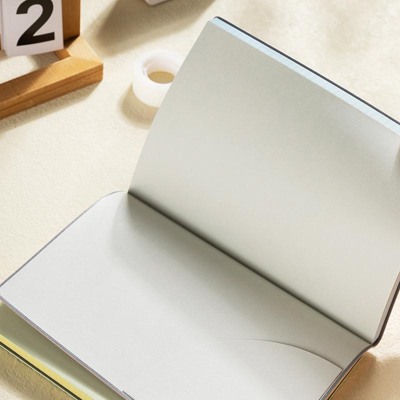 Блокнот Deli А5 96л 80 г/м мягкая облож, клетка 5×5мм, розовый кожа EN140G