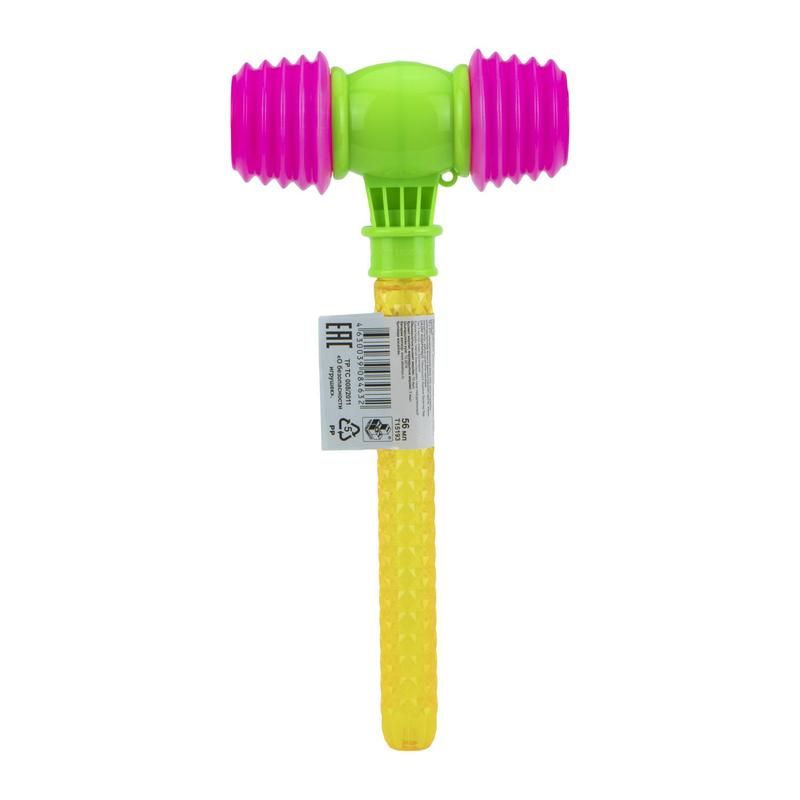 Мыльные пузыри 1toy Мы-шарики Молоточек со звуком 56 мл