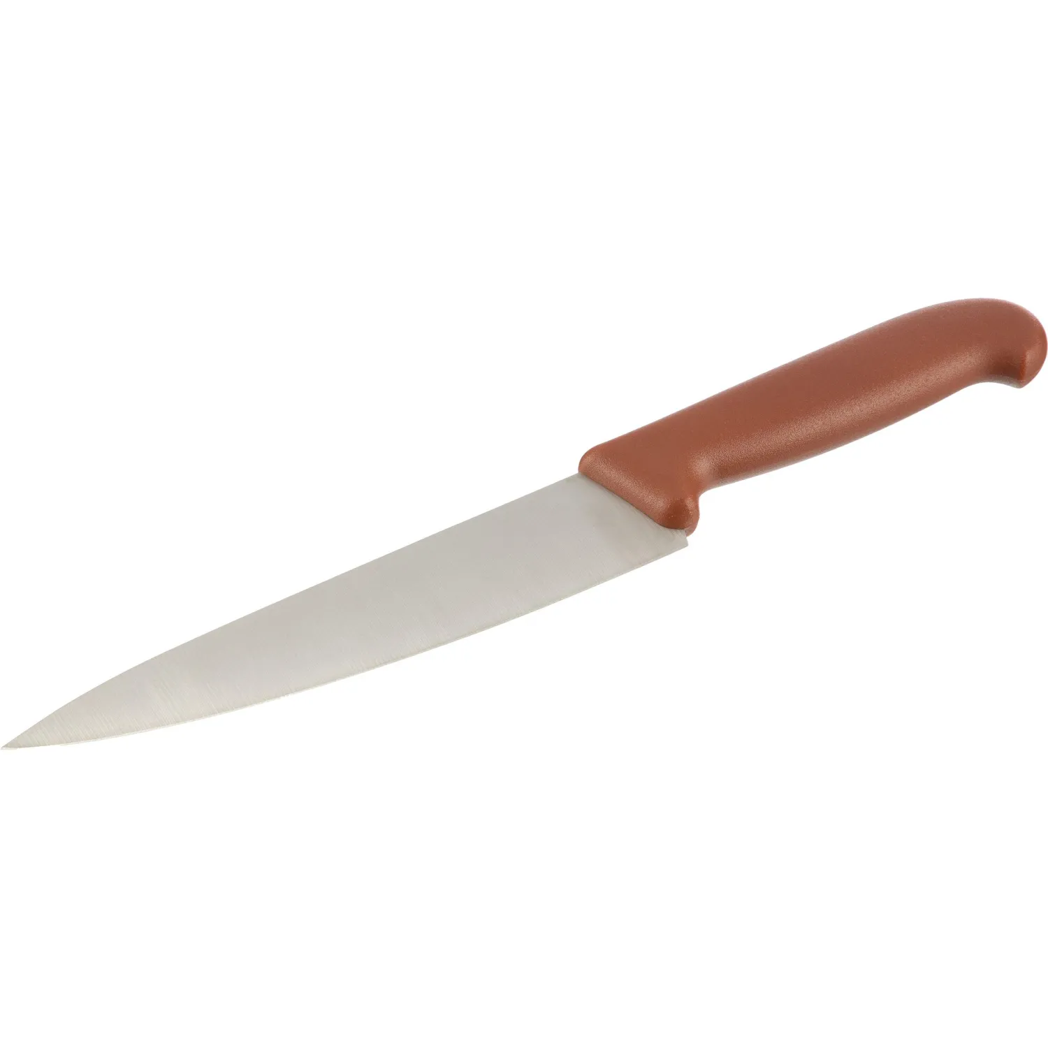 Нож универсальный лез 200 мм толщ 2 мм 3Cr13 корич пластиковая ручка