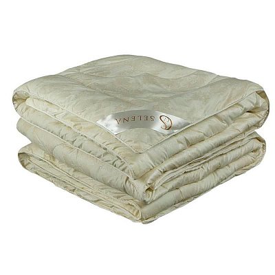 Одеяло Selena 172×205 см искусственный лебяжий пух/поплекс стеганное