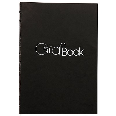 Скетчбук 100л. А5 на сшивке Clairefontaine «Graf'Book 360°», 100г/м2