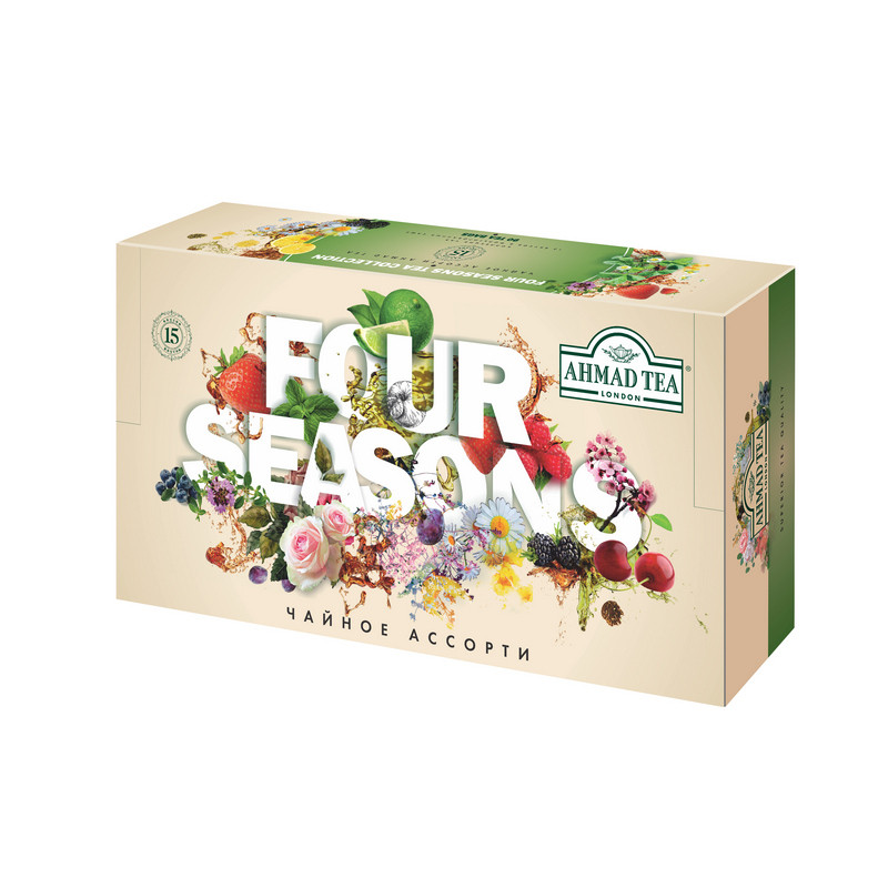 Чай Ahmad Four Seasons ассорти 90 пакетиков