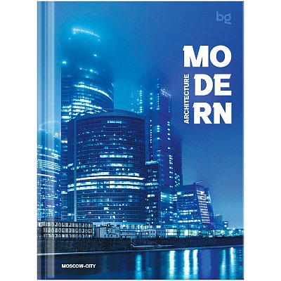 Бизнес-блокнот А6, 80л., BG «Modern city», глянцевая ламинация