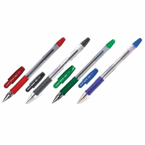 Ручка шариковая PILOT BPS-GP-F резин.манжет. зеленый 0,32мм