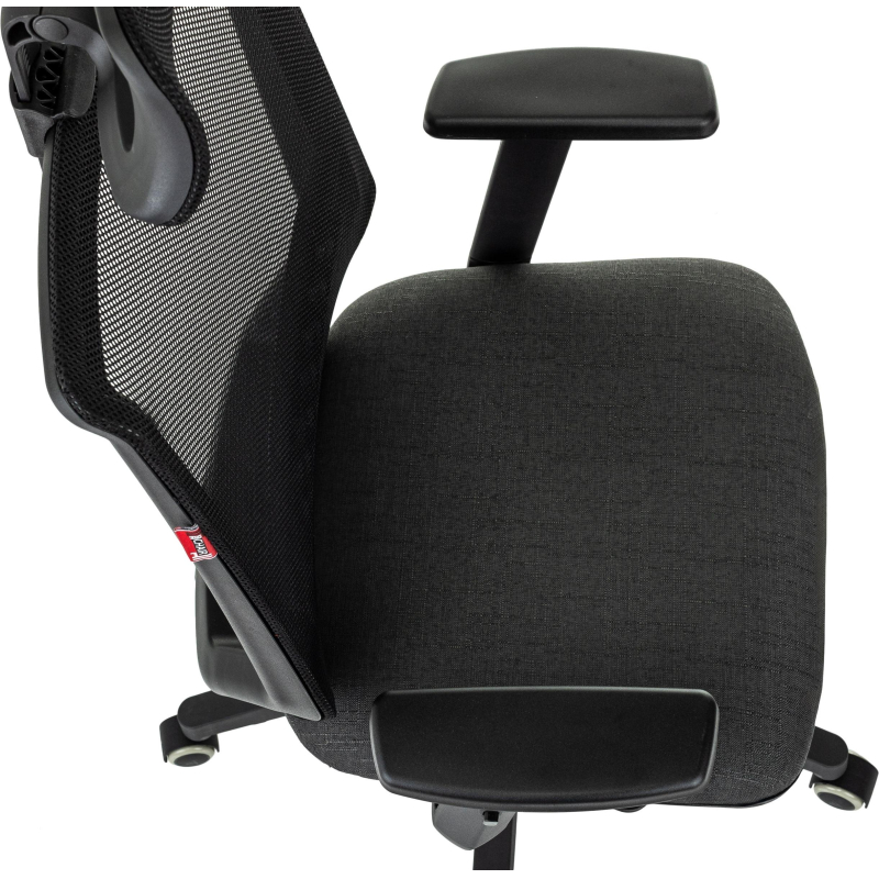 Кресло VB_EChair 663 TC-H черный TW-01 38-418 сетка/ткань