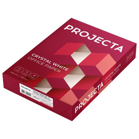 Бумага для офисной техники Projecta (А4, марка А, 80 г/кв.м, 500 листов)