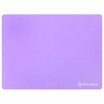 Настольное покрытие для труда и творческих занятий, силикон, BRAUBERG, фиолетовое, 30×40 см