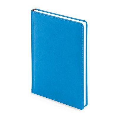 Ежедневник недатированный Attache Velvet искусственная кожа A5 136 листов ярко-синий (145×205 мм)
