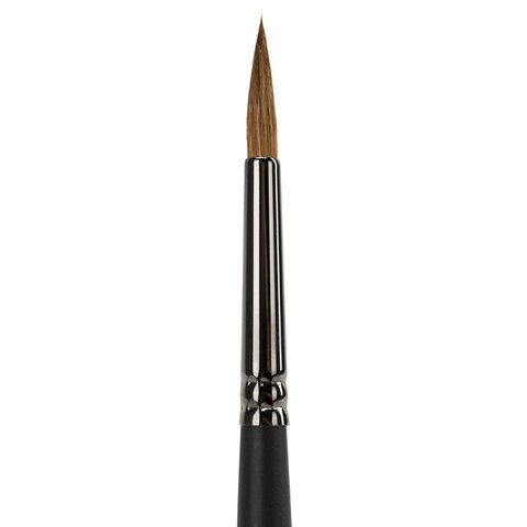 Кисть художественная проф. BRAUBERG ART CLASSIC, колонок, круглая, № 5, короткая ручка