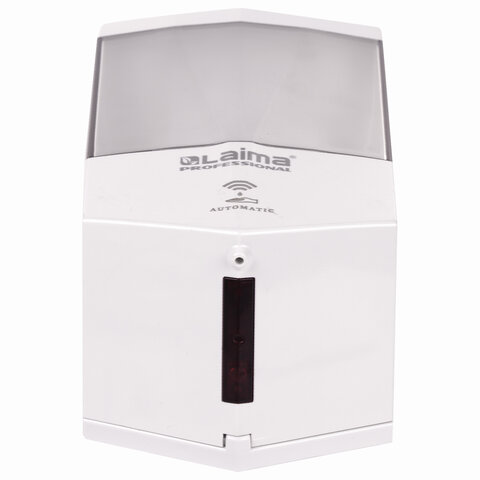 Диспенсер для жидкого мыла LAIMA CLASSIC, НАЛИВНОЙ, СЕНСОРНЫЙ, 0.6 л, ABS-пластик, белый