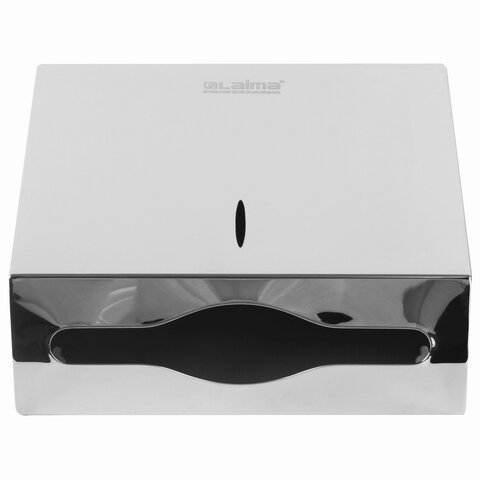 Диспенсер для полотенец LAIMA PROFESSIONAL INOX (Система H2), Interfold, нержавеющая сталь, зеркальный, 605695