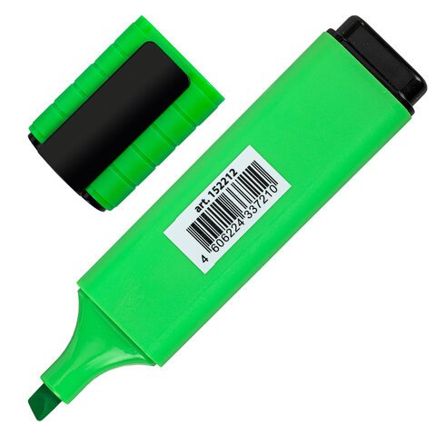 Текстовыделитель BRAUBERG «ORIGINAL NEON», ЗЕЛЕНЫЙ, линия письма 1-5 мм