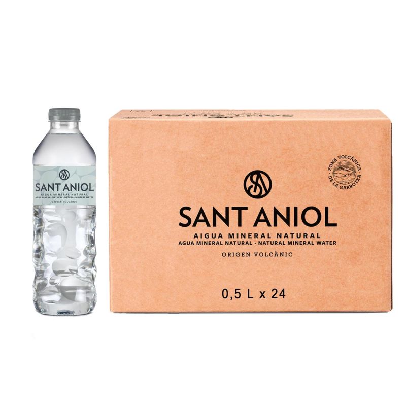 превью Вода минеральная Sant Aniol природ. стол. пит. негаз. 0.5л пласт/бут 24шт/уп
